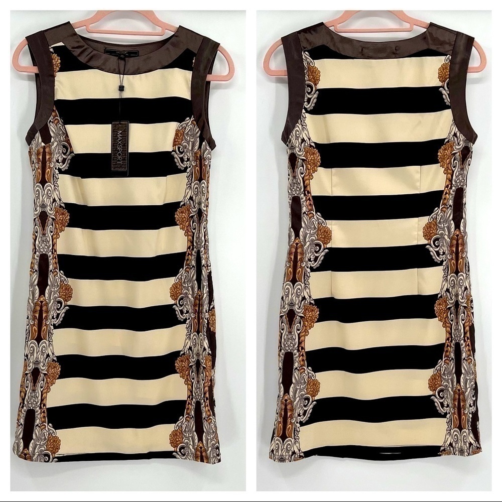 Max Studio NWT Maxsport Dress | Color: Beige/Brown Size XS